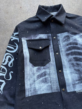 Load image into Gallery viewer, Stained Glass Denim Rhinestone Jacket
