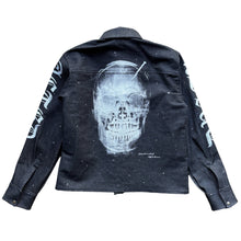 Load image into Gallery viewer, Stained Glass Denim Rhinestone Jacket
